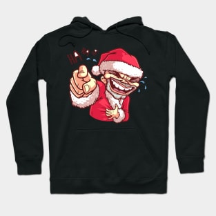 Bad Santa Claus Christmas Hoodie